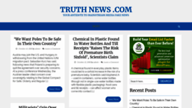 What Truth-news.com website looked like in 2018 (5 years ago)