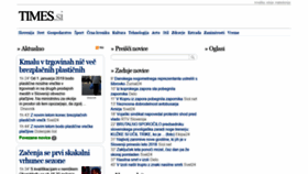 What Times.si website looked like in 2018 (6 years ago)