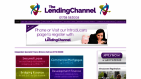What Thelendingchannel.co.uk website looked like in 2018 (5 years ago)