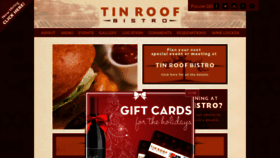 What Tinroofbistro.com website looked like in 2018 (5 years ago)