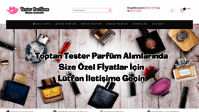 What Testerparfume.com website looked like in 2018 (5 years ago)