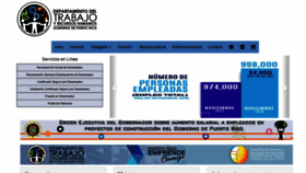 What Trabajo.pr.gov website looked like in 2018 (5 years ago)