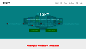 What Ttspy.com website looked like in 2018 (5 years ago)