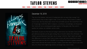 What Taylorstevensbooks.com website looked like in 2019 (5 years ago)