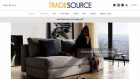What Tradesourcefurniture.com website looked like in 2019 (5 years ago)