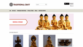 What Traditionalhandcrafts.com website looked like in 2019 (5 years ago)