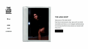 What Thelenashop.com website looked like in 2019 (5 years ago)