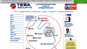 What Tesasecurite.fr website looked like in 2019 (5 years ago)