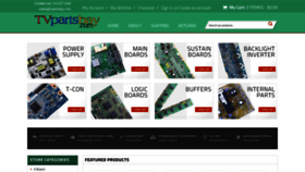 What Tvpartsbay.com website looked like in 2019 (5 years ago)