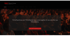 What Tedxpeachtree.com website looked like in 2019 (5 years ago)