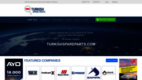 What Turkishspareparts.com website looked like in 2019 (5 years ago)