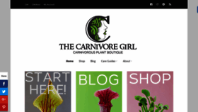 What Thecarnivoregirl.com website looked like in 2019 (5 years ago)