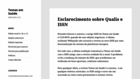 What Temasemsaude.com website looked like in 2019 (5 years ago)