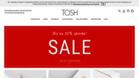 What Tosh.eu website looked like in 2019 (5 years ago)