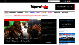 What Tripuraindia.com website looked like in 2019 (5 years ago)