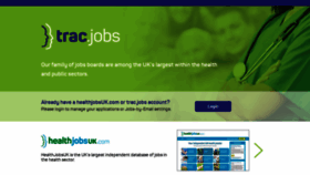 What Trac.jobs website looked like in 2019 (5 years ago)