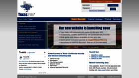 What Texasfile.com website looked like in 2019 (5 years ago)