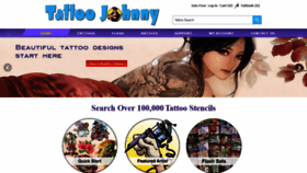What Tattoojohnny.com website looked like in 2019 (5 years ago)