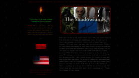What Theshadowlands.net website looked like in 2019 (5 years ago)