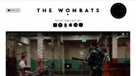 What Thewombats.co.uk website looked like in 2019 (5 years ago)