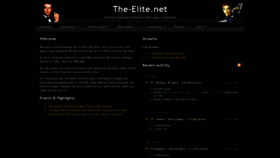 What The-elite.net website looked like in 2019 (5 years ago)