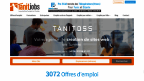 What Tanitjobs.com website looked like in 2019 (5 years ago)