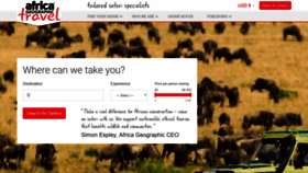 What Travel.africageographic.com website looked like in 2019 (5 years ago)
