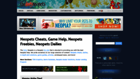 What Thedailyneopets.com website looked like in 2019 (5 years ago)