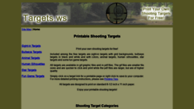 What Targets.ws website looked like in 2019 (5 years ago)