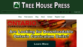 What Treehousepress.com website looked like in 2019 (5 years ago)