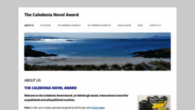 What Thecaledonianovelaward.com website looked like in 2019 (5 years ago)