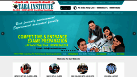What Tarainstitute.com website looked like in 2019 (5 years ago)