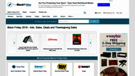 What Theblackfriday.com website looked like in 2019 (5 years ago)