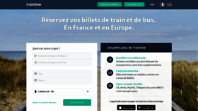 What Trainline.fr website looked like in 2019 (5 years ago)