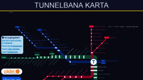 What Tunnelbanakarta.se website looked like in 2019 (5 years ago)