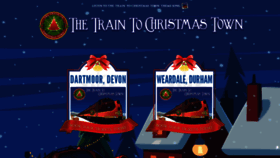 What Traintochristmastown.com website looked like in 2019 (5 years ago)