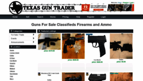 What Texasguntrader.com website looked like in 2019 (5 years ago)