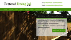What Trentwoodfencingoxfordshire.co.uk website looked like in 2019 (5 years ago)