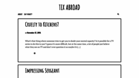 What Tixabroad.com website looked like in 2019 (5 years ago)