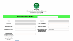 What Taxreturn.aci-bd.com website looked like in 2019 (5 years ago)