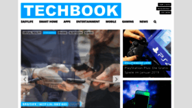 What Techbook.de website looked like in 2019 (5 years ago)