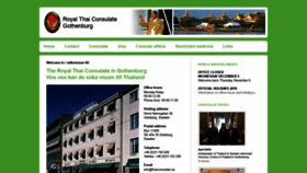 What Thaiconsulate.se website looked like in 2019 (5 years ago)