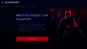 What Tv.eurosport.co.uk website looked like in 2019 (5 years ago)