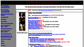 What Tullyrunners.com website looked like in 2019 (5 years ago)