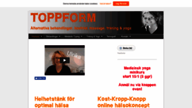 What Toppformhalmstad.se website looked like in 2019 (5 years ago)