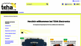 What Teha-electronics.de website looked like in 2019 (5 years ago)