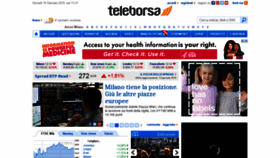 What Teleborsa.it website looked like in 2019 (5 years ago)