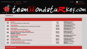 What Teamhondaturkey.com website looked like in 2019 (5 years ago)