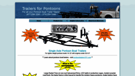What Trailersforpontoons.com website looked like in 2019 (5 years ago)