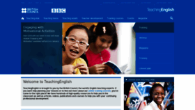 What Teachingenglish.org.uk website looked like in 2019 (5 years ago)